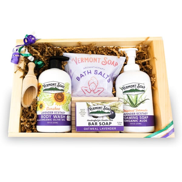 Vermont Soap Lavender Gift Crate
