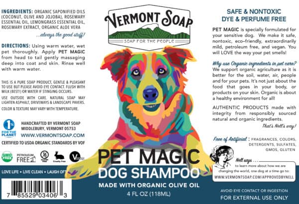 Vermont Soap Pet Shampoo
