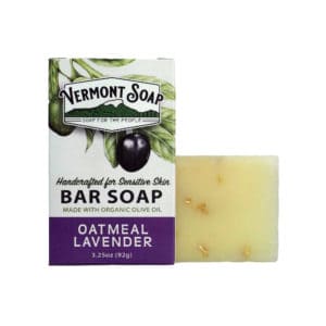 Vermont Soap Oatmeal Lavender Organic Bar Soap