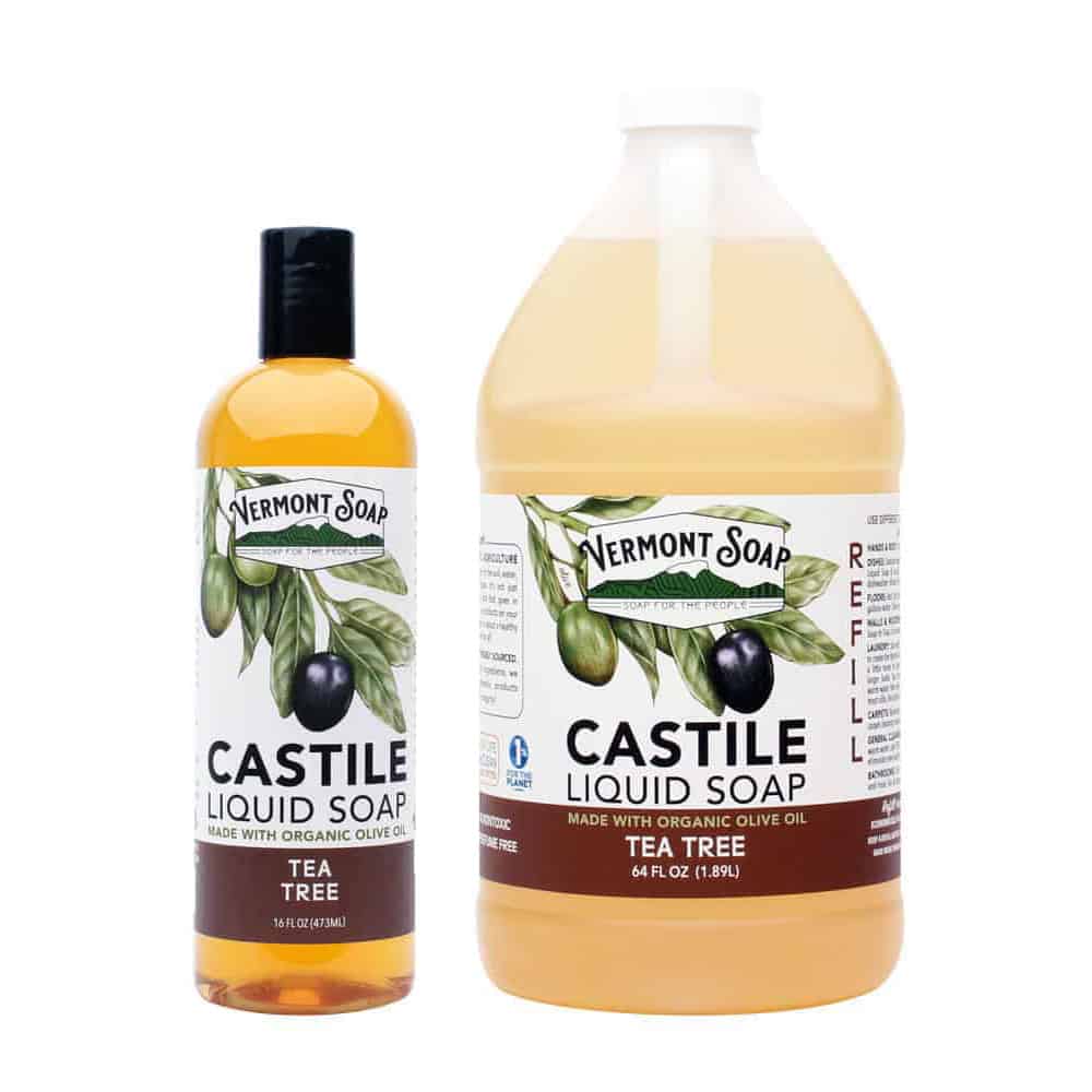 Vermont Soap Castile Liquid Soap Tea Tree
