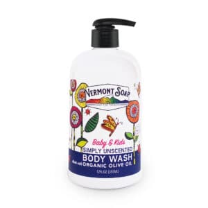 Vermont Soap Baby & Kids Simply Unscented Shea Butter Body Wash