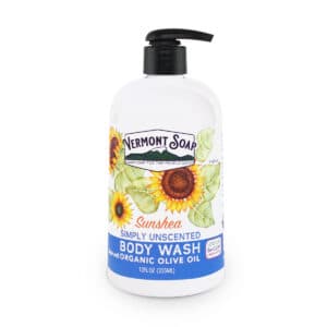 Vermont Soap Simply Unscented Shea Butter Body Wash